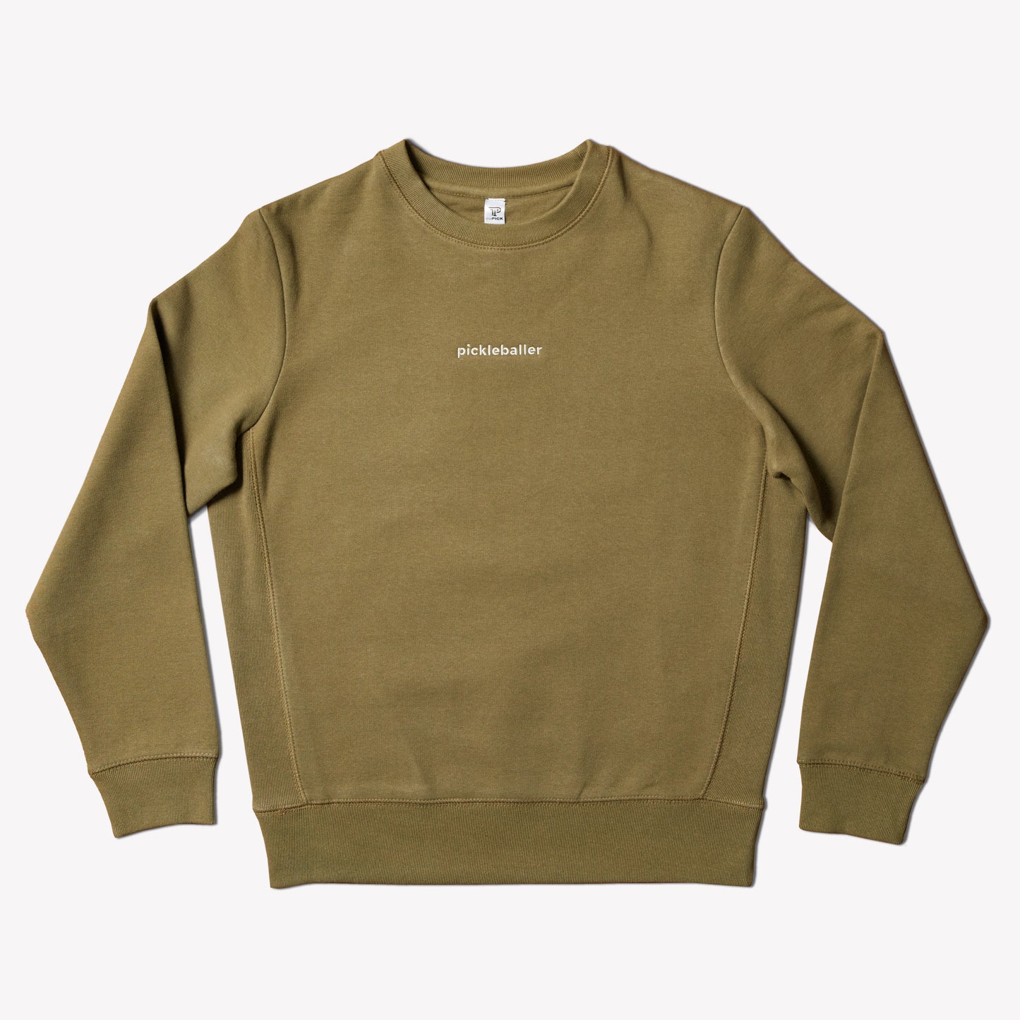 Embroidered Pickleballer Crewneck Unisex Sweatshirt