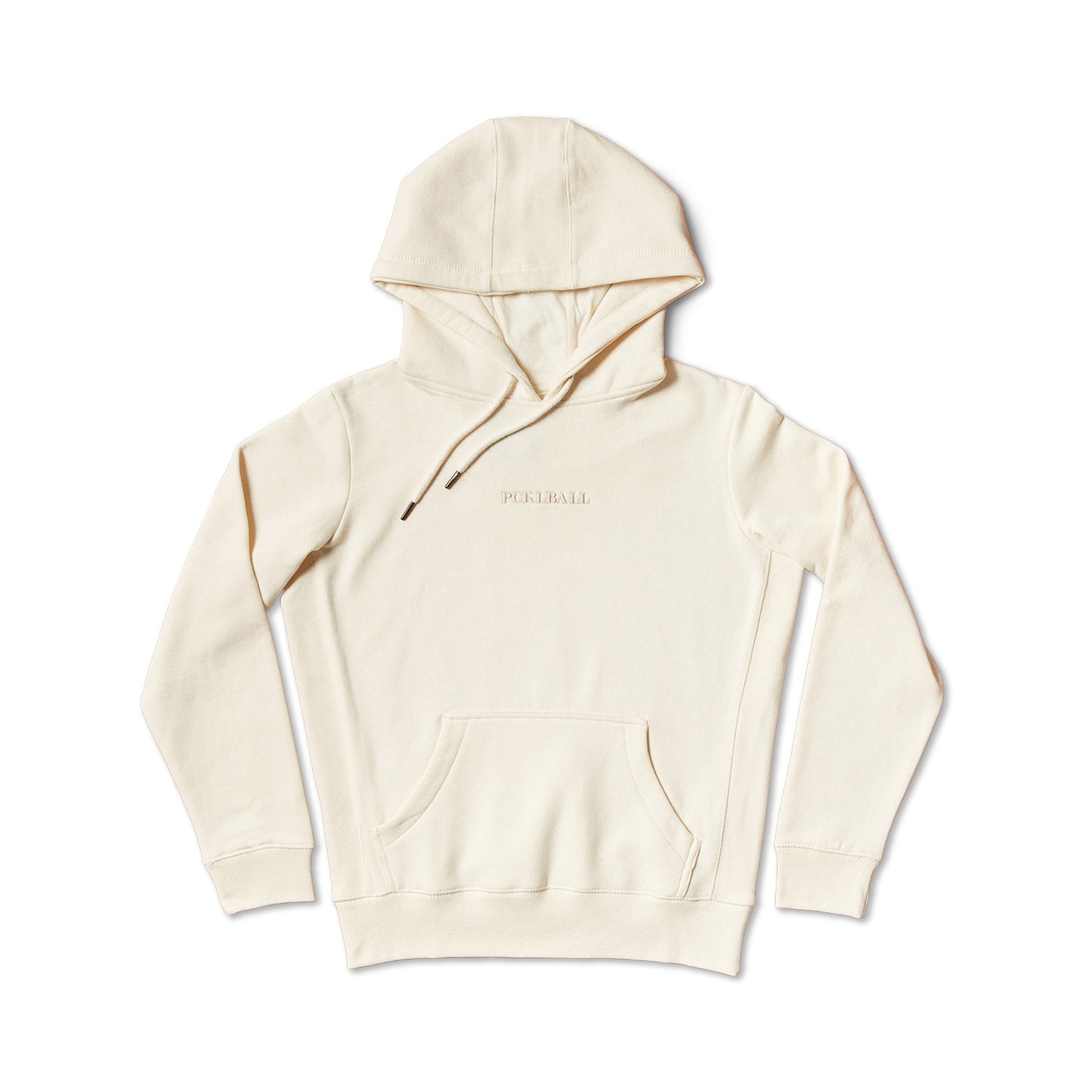 Cream Embroidered PCKLBALL Unisex Hoodie