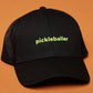 Black Embroidered Pickleballer Trucker Hat